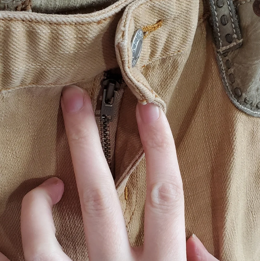 Vintage Ralph Lauren Y2K Boho Western Flare Jeans Girls 16 ~ Cowgirl Southwest - Picture 10 of 13